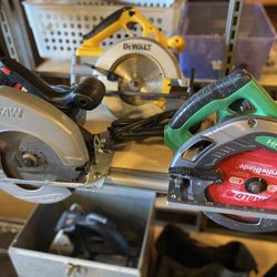 Circular Saws - Skil, Dewalt Cordless 24v Or Hitachi