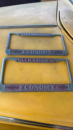 Economy chevrolet license plate frame