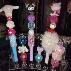 Character Beaded Pen & Keychain Set  