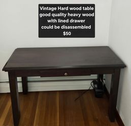 Hard wood table good quality