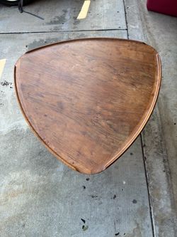 Danish Mid-Century Free Form Wooden Coffee Table