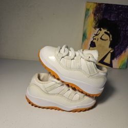 Size 7c - Kids Citrus Jordan 11's - $35