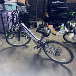 Purple Huffy 24” Bike