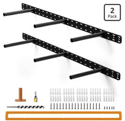 2pcs Floating Shelf Hardware Heavy Duty Hidden Shelf Brackets Support