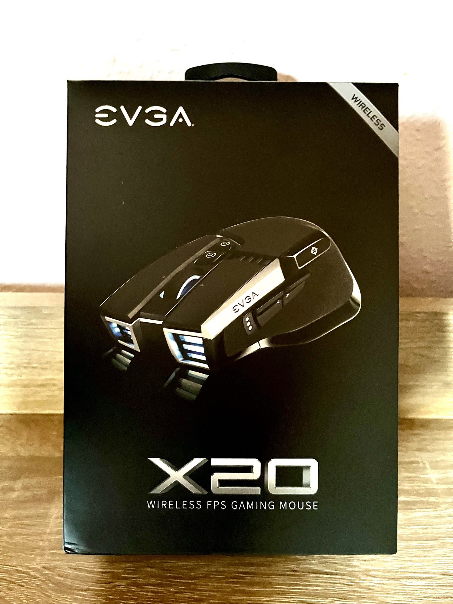 EVGA X20 Wireless Gaming Mouse, Wireless, NEW