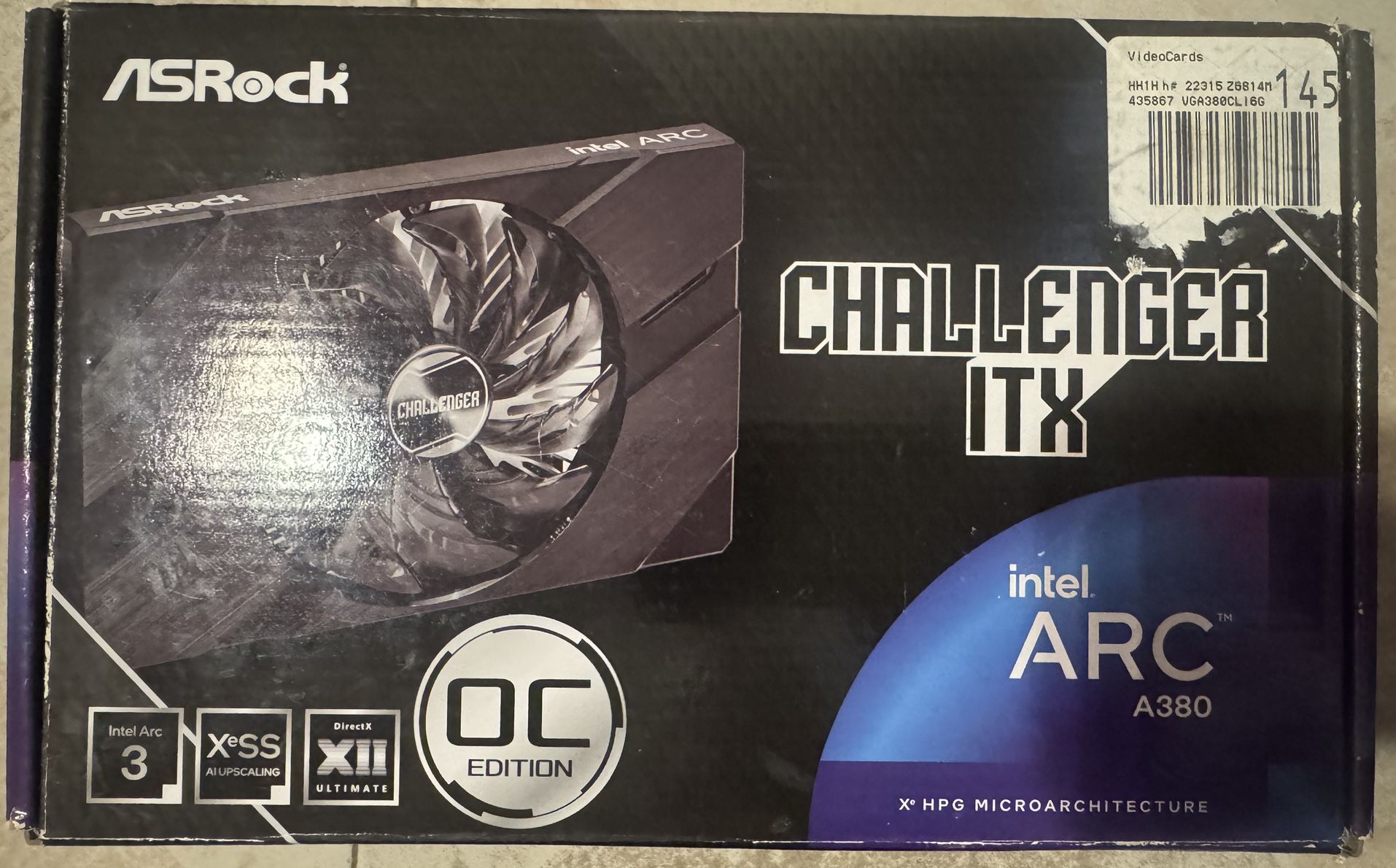 Asrock Challenger Itx GPU card