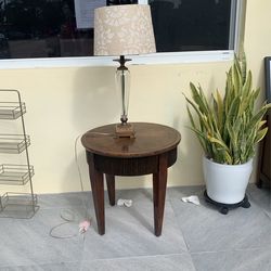 Lamp And Table
