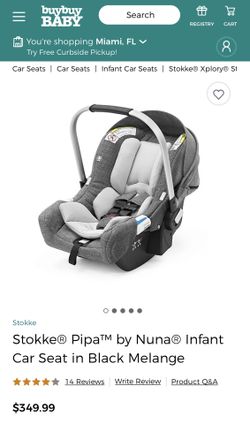 Stokke Pipa by Nuna Infant Car Seat in Black Melange