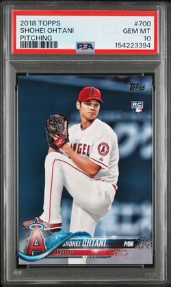 2018 Topps Shohei Ohtani Pitching PSA 10