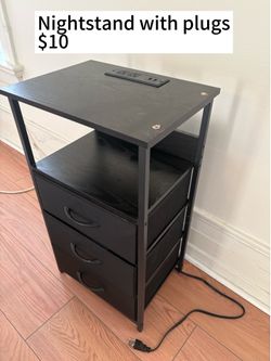 Bedstand with plugs