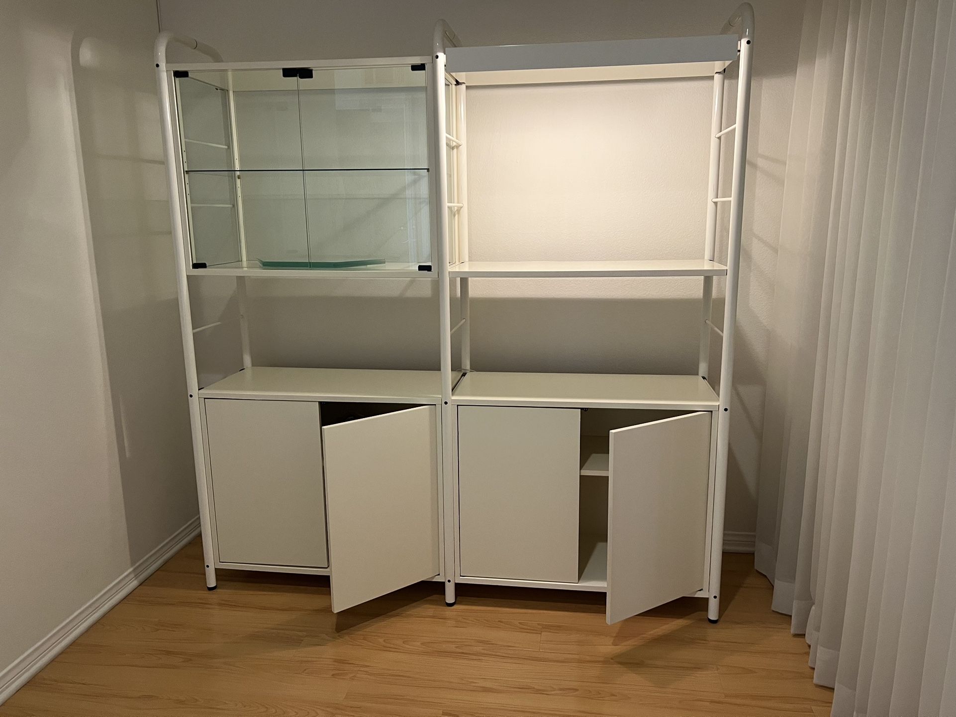 IKEA Bookcase with Showcase Lighting