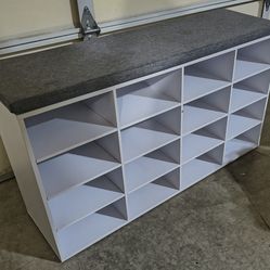 16pair Shoe Storage Organizer with Cushion