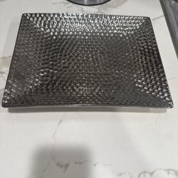 Hammered Metal Tray
