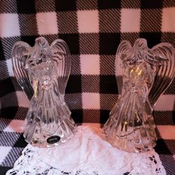 Crystal Angel Candle Holders