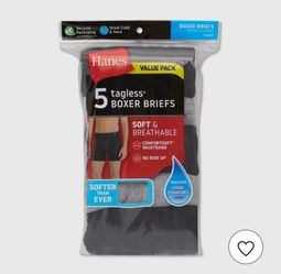 New Hanes Boxer Briefs