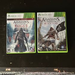 Assassin’s Creed. Rogue Limited Edition And Black Flag. 