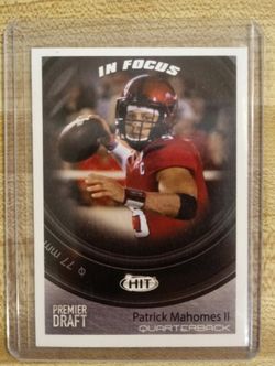 Patrick Mahomes Rookie Card MINT