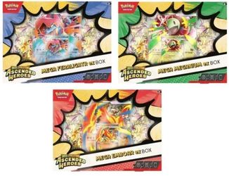 Pokemon TCG: Mega Evolution Ascended Heroes Ex Box Set of 6 Factory Sealed