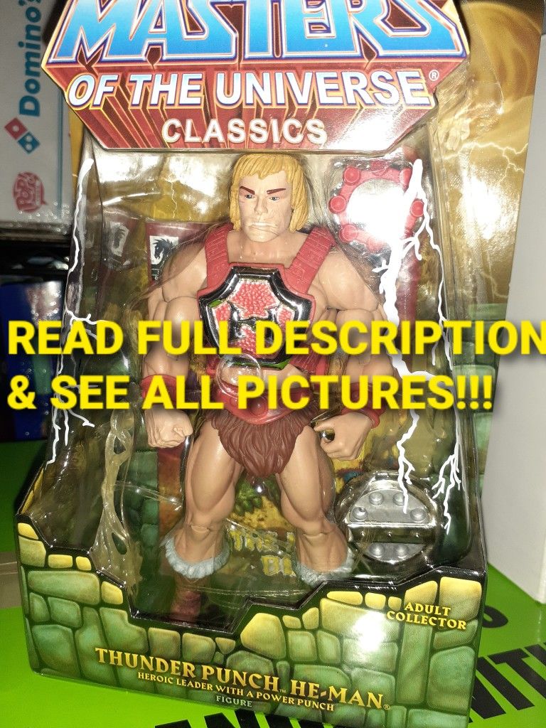 MOTU CLASSICS THUNDER PUNCH HE-MAN MATTEL