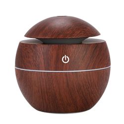 NEW Cool Mist 130ml LED Ultrasonic Colors Light and Portable Humidifier Aroma DARK COLOR