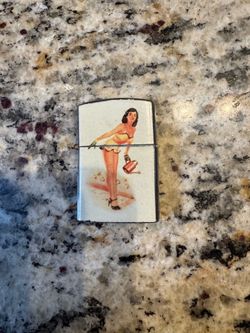 Vintage Pin Up Penguin Lighter Japan. You Must Pick Up