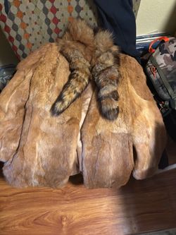 Fox and rabbit fur coats