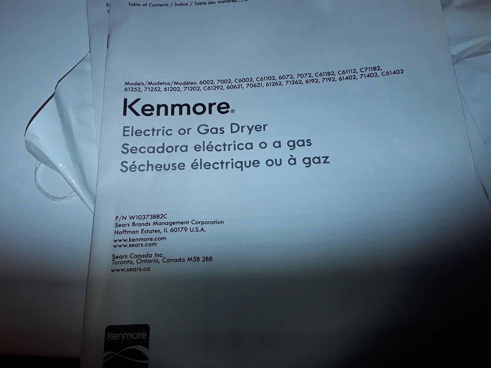 Kenmore Electric Dryer