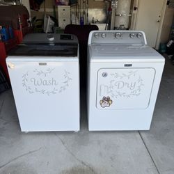 Maytag Electric Dryer And Maytag Washer 