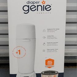 Baby Diaper Genie Pail with 1 Refill & Carbon Filter