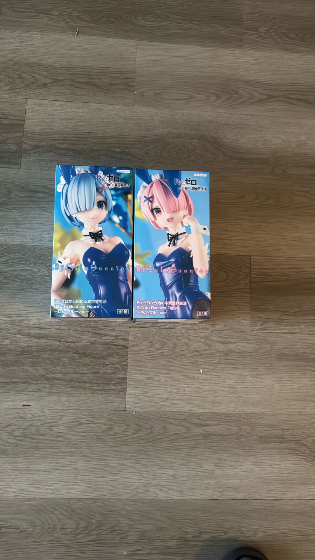 Re:Zero REM RAM Bunny Ver. Figure blue color Ver BiCute Bunnies Set of 2 Furyu