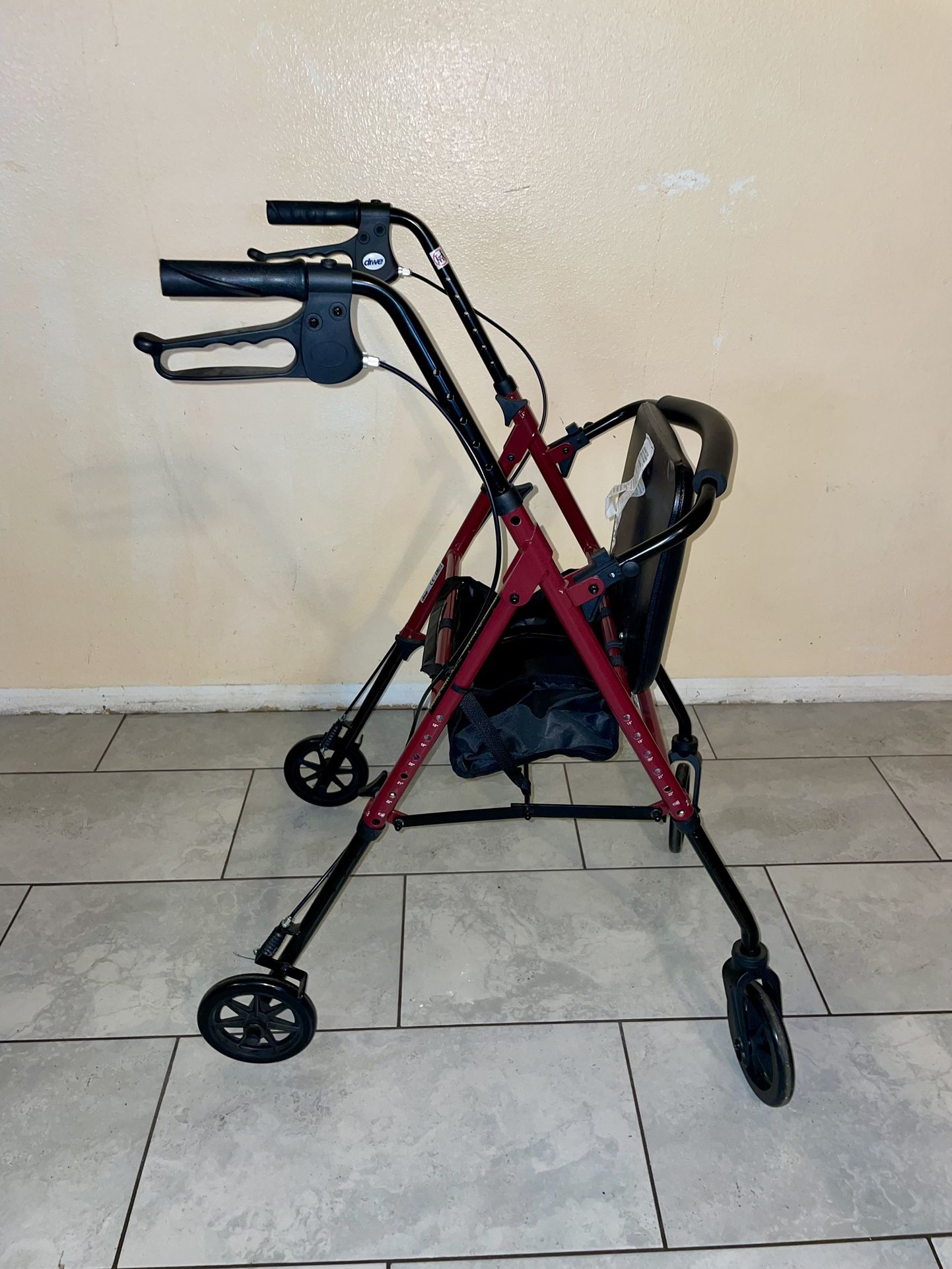Aluminum Rollator, 6" Caster. Walker, Mobility Gainer, Caminador, Andadera Para Adultos 