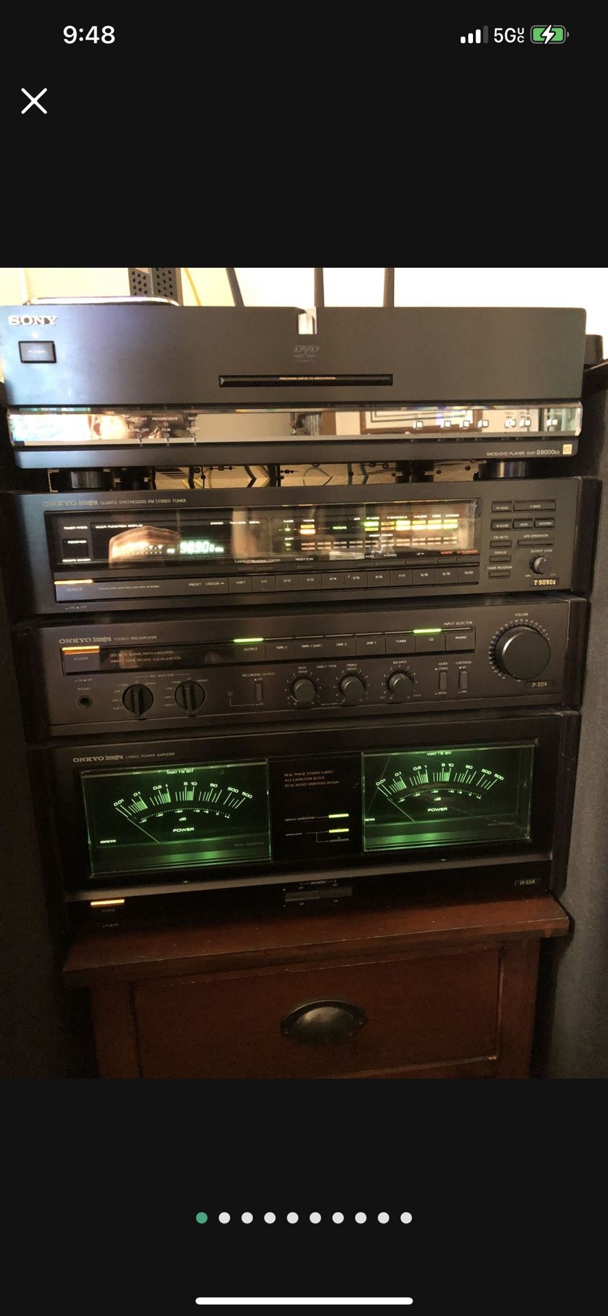 ONKYO INTEGRA VINTAGE STEREO SYSTEM