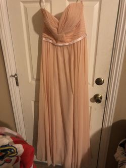 Prom dress peach color