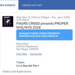Two 2-Day Proper NYE Tickets