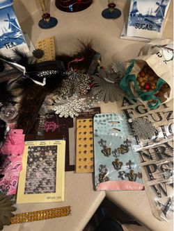 A variety of different items to use for craft projects