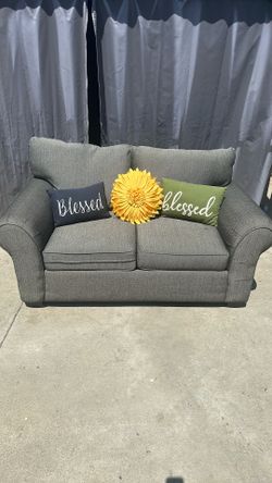 Grey Loveseat