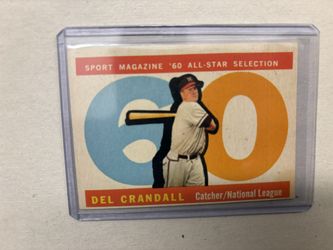 #568 Del Crandall 1960 Topps All-Star