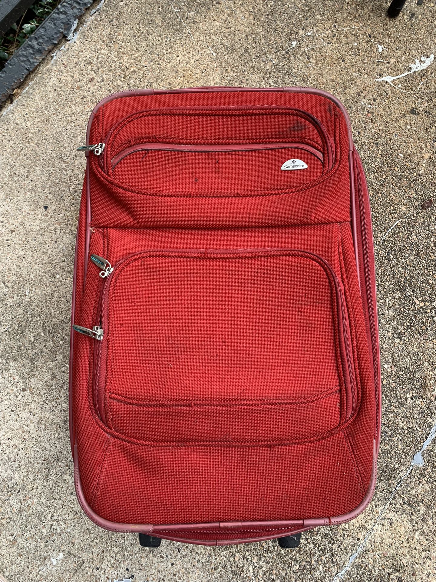 Red Travel Bag 18x14  Inches