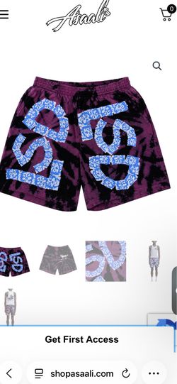 Real asaali shorts with tag
