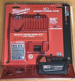 Milwaukee M18 5Ah Battery + Charger Brand New No Low Offers / Trades,  Pls. Price is Firm. Pickup in Burien Yes Available 