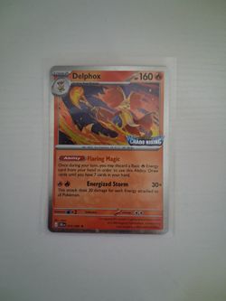 Delphox - Chaos Rising Promo Card