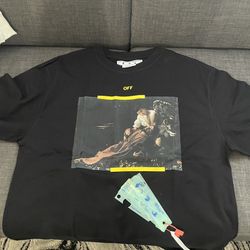 Off white T shirt size Large new with tags