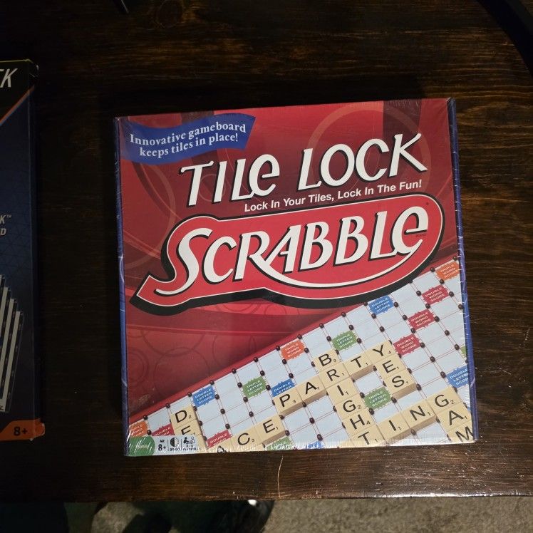 Scrabble Tile Lock from Hasbro-New In Box/Plastic