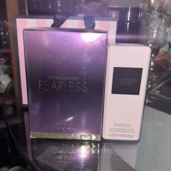 Victorias Secret Fearless Perfume + Perfume Body Lotion Set