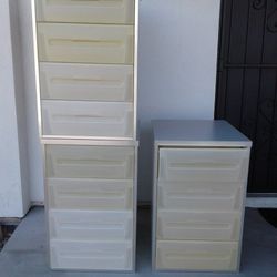 Ikea Plastic drawers Wood Frame 20 W X 24 D X 31 H In