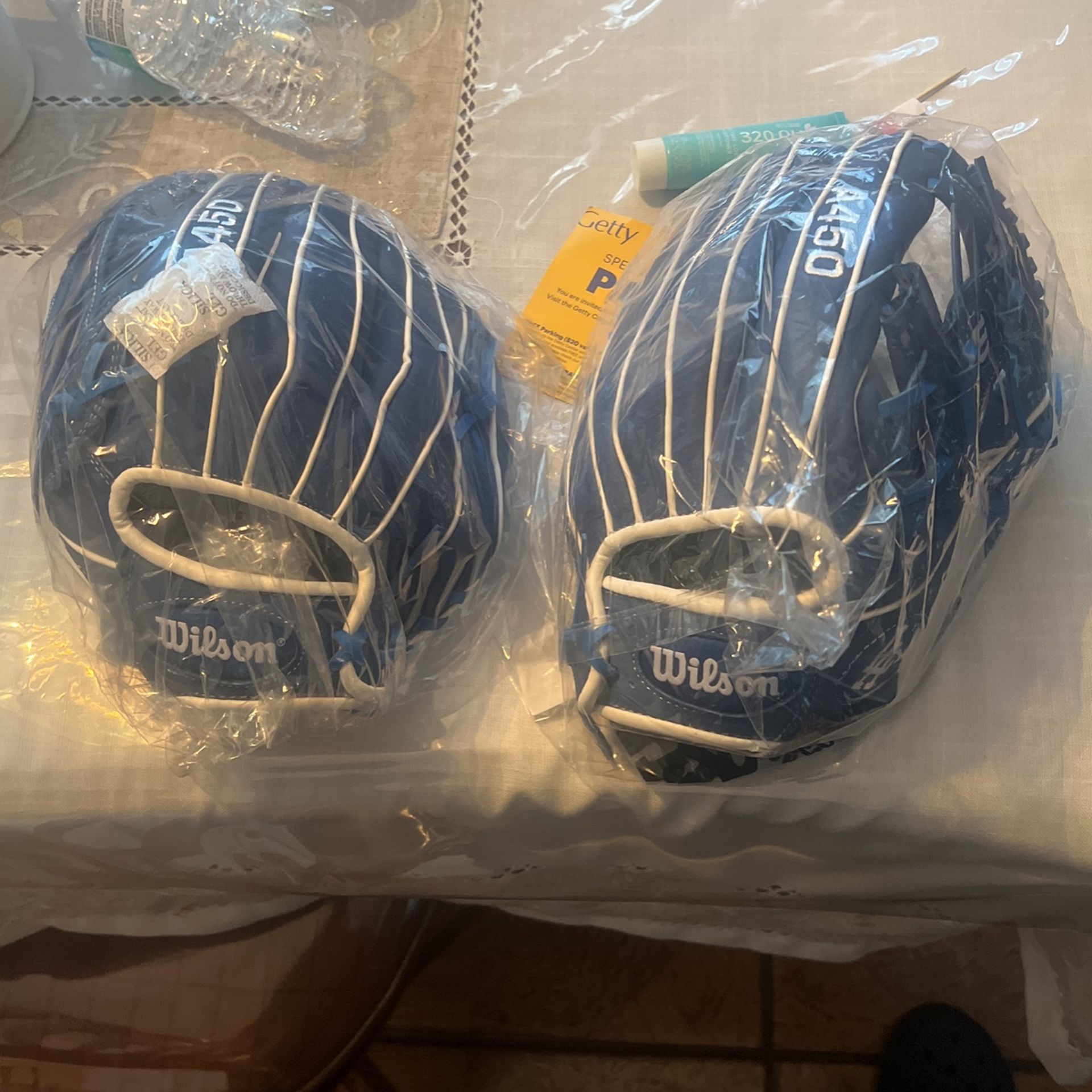 Wilson Blue Dodger Gloves 