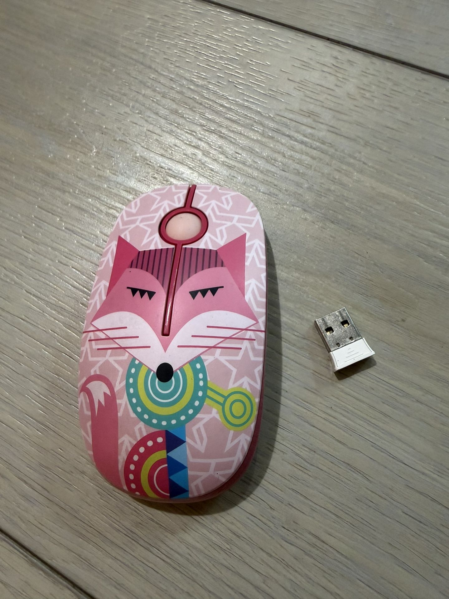 Jelly Comb Pink Mouse With Fox Wireless
