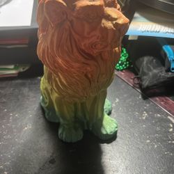 3D printed colorful lion