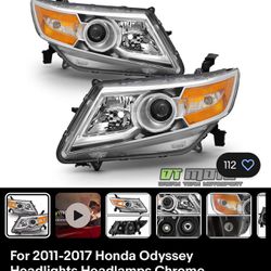 Headlights Honda Odyssey 2011-2017
