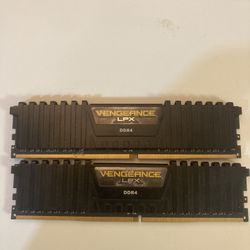 Two 8gb DDR4 Ram Sticks